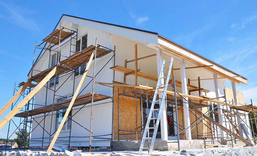 picture of house being remodelled